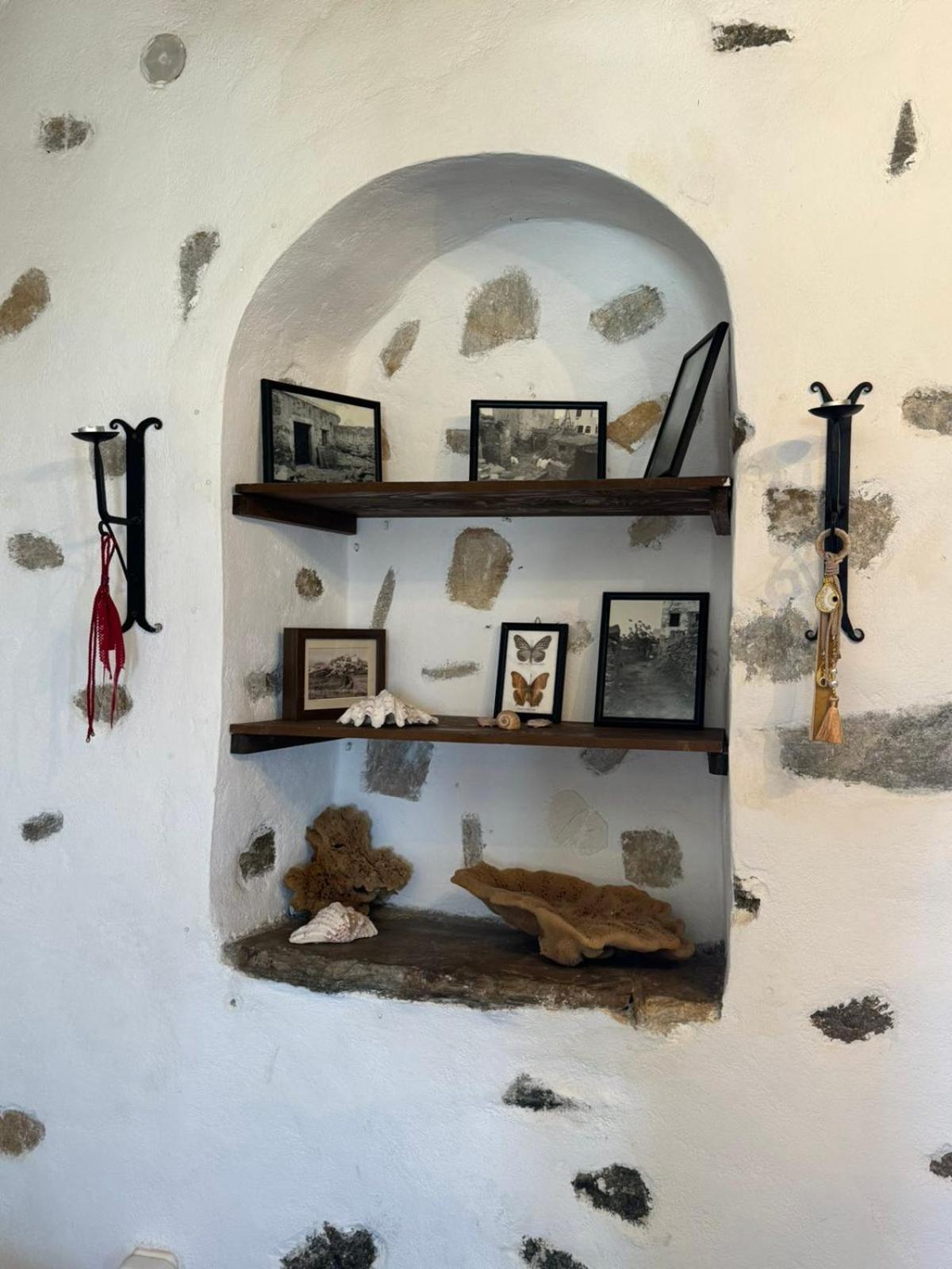 Themed House "Castle Halaros" View 17Th Century Villa Glinado Naxos Eksteriør billede